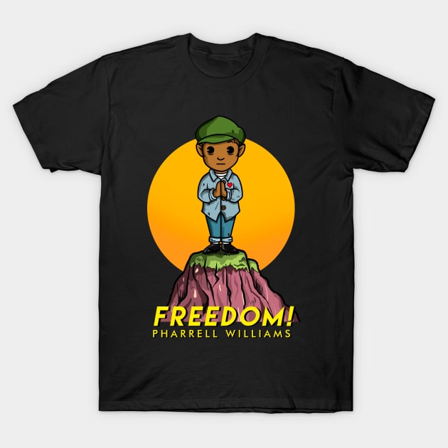 PHARRELL - FREEDOM T-Shirt by fulaleo